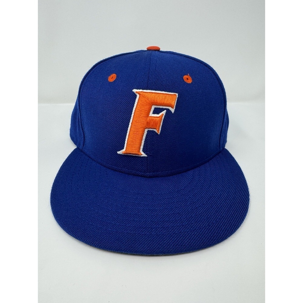 New Era 59Fifty Florida Gators Hat Size 7 3/8 Embroidered Blue Orange